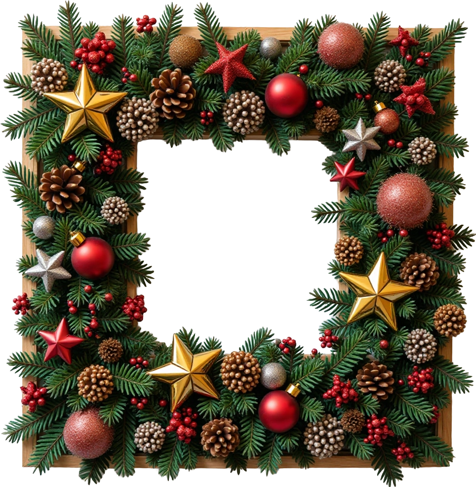 Festive Christmas Wreath